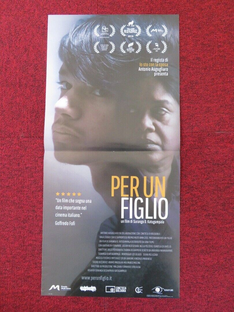 PER UN FIGLIO  ITALIAN LOCANDINA (26.5"x12.5") POSTER KAUSHALYA FERNANDO 2017