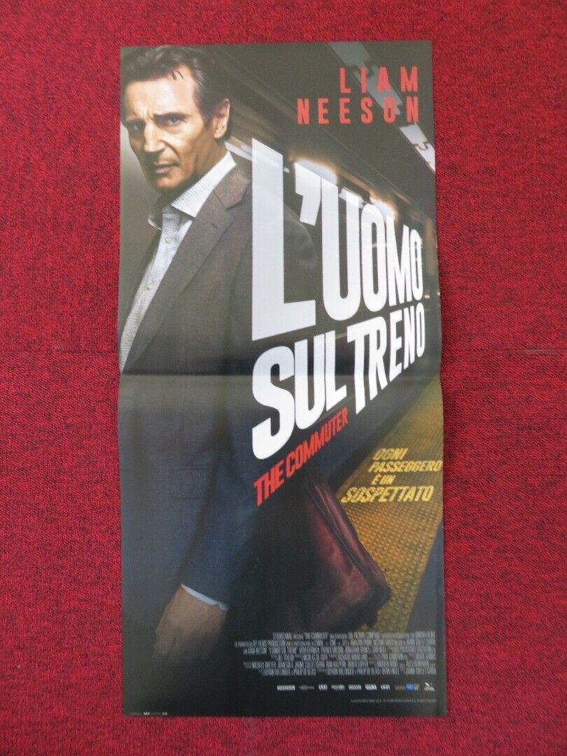 THE COMMUTER  ITALIAN LOCANDINA (26.5"x12.5") POSTER LIAM NEESON 2018