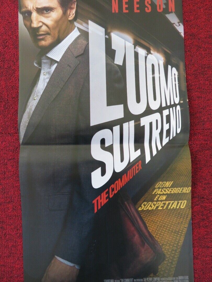 THE COMMUTER  ITALIAN LOCANDINA (26.5"x12.5") POSTER LIAM NEESON 2018