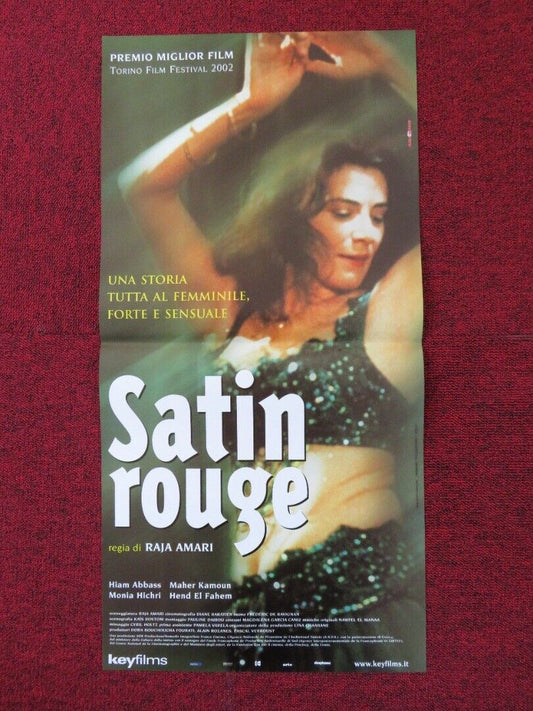 SATIN ROUGE  ITALIAN LOCANDINA (25.5"x12.5") POSTER HIAM ABBASS MAHER KAMOUN '02