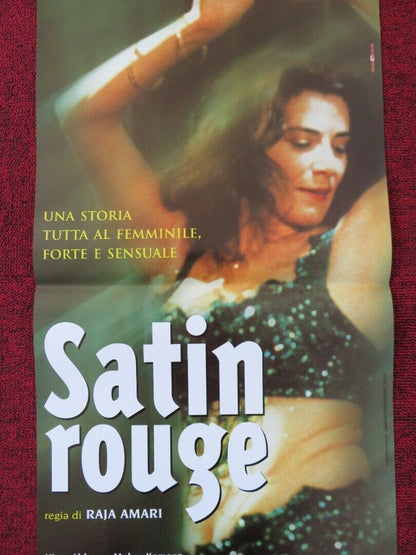 SATIN ROUGE  ITALIAN LOCANDINA (25.5"x12.5") POSTER HIAM ABBASS MAHER KAMOUN '02