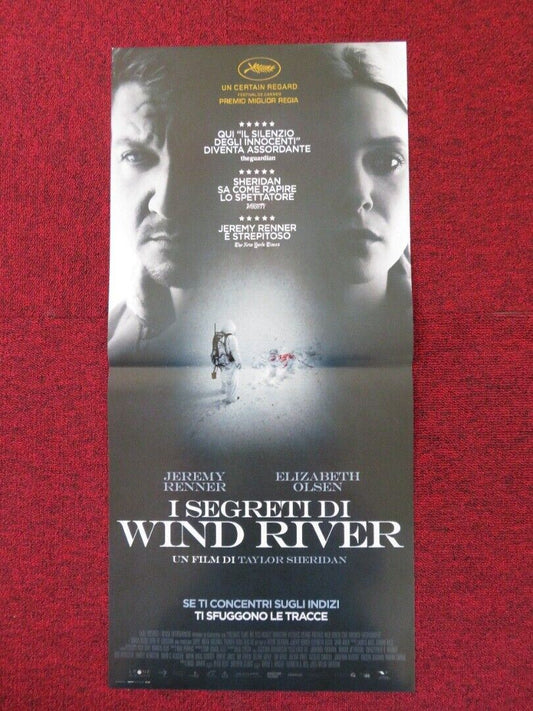 WIND RIVER ITALIAN LOCANDINA (26.5"x12.5") POSTER JEREMY RENNER 2017