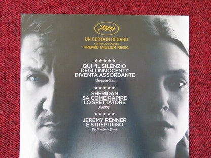 WIND RIVER ITALIAN LOCANDINA (26.5"x12.5") POSTER JEREMY RENNER 2017