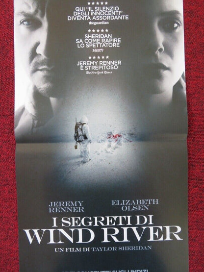 WIND RIVER ITALIAN LOCANDINA (26.5"x12.5") POSTER JEREMY RENNER 2017