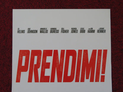 PRENDIMI! ITALIAN LOCANDINA (27.5"x12.5") POSTER ED HELMS LIL REL HOWERY 2018