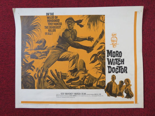 MORO WITCH DOCTOR US HALF SHEET (22"x 28") POSTER JOCK MAHONEY MARGIA DEAN 1964