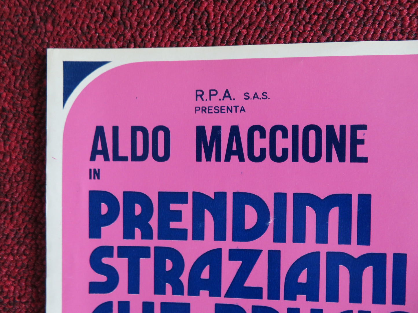 PRENDIMI STRAZIAMI CHE BRUCIO DI PASSIONE - C ITALIAN FOTOBUSTA POSTER 1975