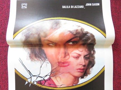 UNA DI TROPPO ITALIAN LOCANDINA POSTER JOHN SAXON DALILA DI LAZZARO 1982