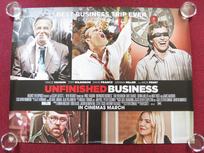 UNFINISHED BUSINESS UK QUAD (30"x 40") ROLLED POSTER VINCE VAUGHN 2015