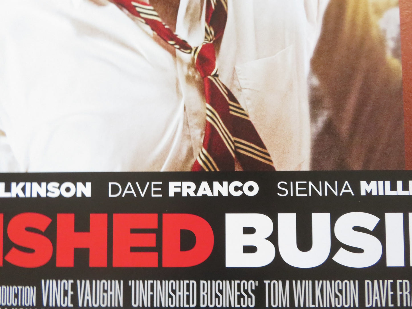 UNFINISHED BUSINESS UK QUAD (30"x 40") ROLLED POSTER VINCE VAUGHN 2015