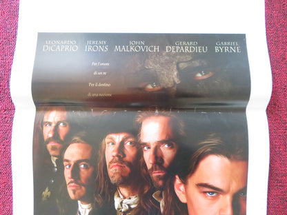 THE MAN IN THE IRON MASK ITALIAN LOCANDINA POSTER LEONARDO DI CAPRIO 1998