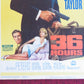 36 HOURS US INSERT (14"x 36") POSTER JAMES GARNER EVA MARIE SAINT 1965