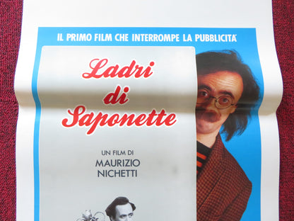 THE ICICLE THIEF ITALIAN LOCANDINA POSTER MAURIZIO NICHETTI C. SYLOS LABIN 1989