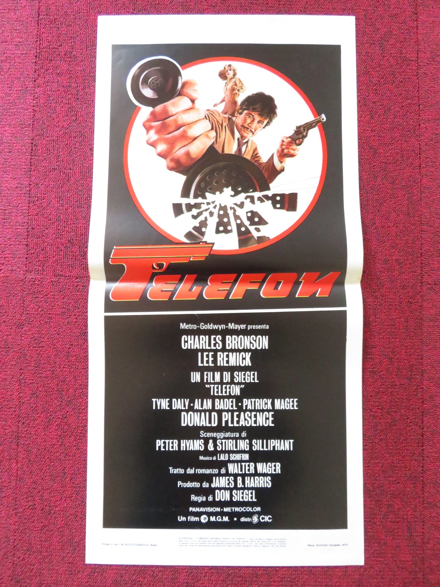 TELEFON ITALIAN LOCANDINA POSTER CHARLES BRONSON LEE RIMICK 1977 –  Rendezvous Cinema