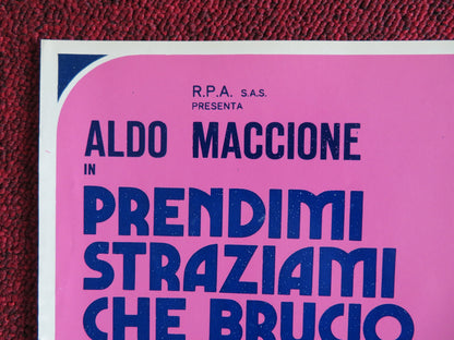 PRENDIMI STRAZIAMI CHE BRUCIO DI PASSIONE - F ITALIAN FOTOBUSTA POSTER 1975