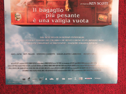 L'INCREDIBILE VIAGGIO DEL FACHIRO ITALIAN LOCANDINA POSTER DHANUSH B. BEJO 2018