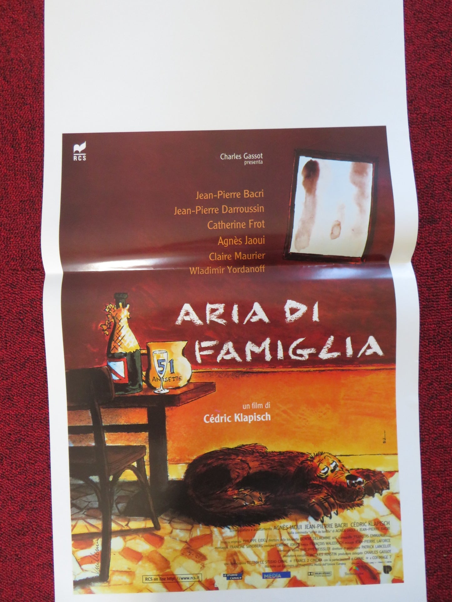 ARIA DI FAMIGLIA ITALIAN LOCANDINA POSTER JEAN-PIERRE BACRI J. P. DARROUSS 1996