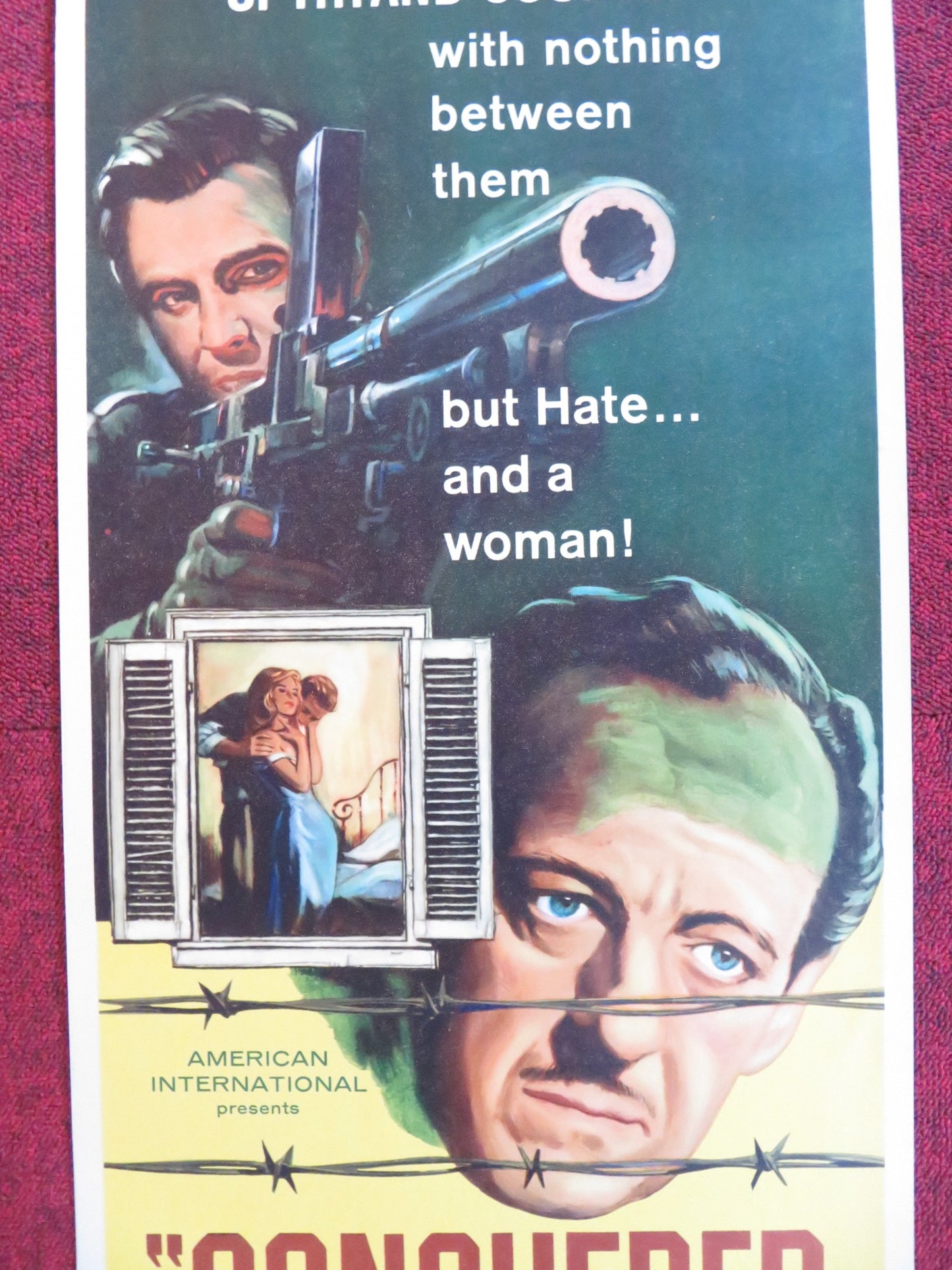 CONQUERED CITY US INSERT (14"x 36") POSTER DAVID NIVEN BEN GAZZARA 1965