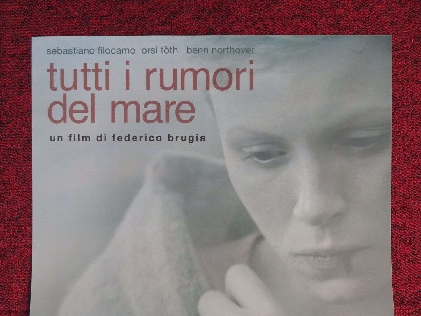 TUTTI I RUMORI DEL MARE ITALIAN LOCANDINA POSTER SEBASTIANO FILOCAMO 2012