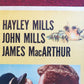 THE TRUTH ABOUT SPRING US INSERT (14"x 36") POSTER HAYLEY MILLS JOHN MILLS 1965