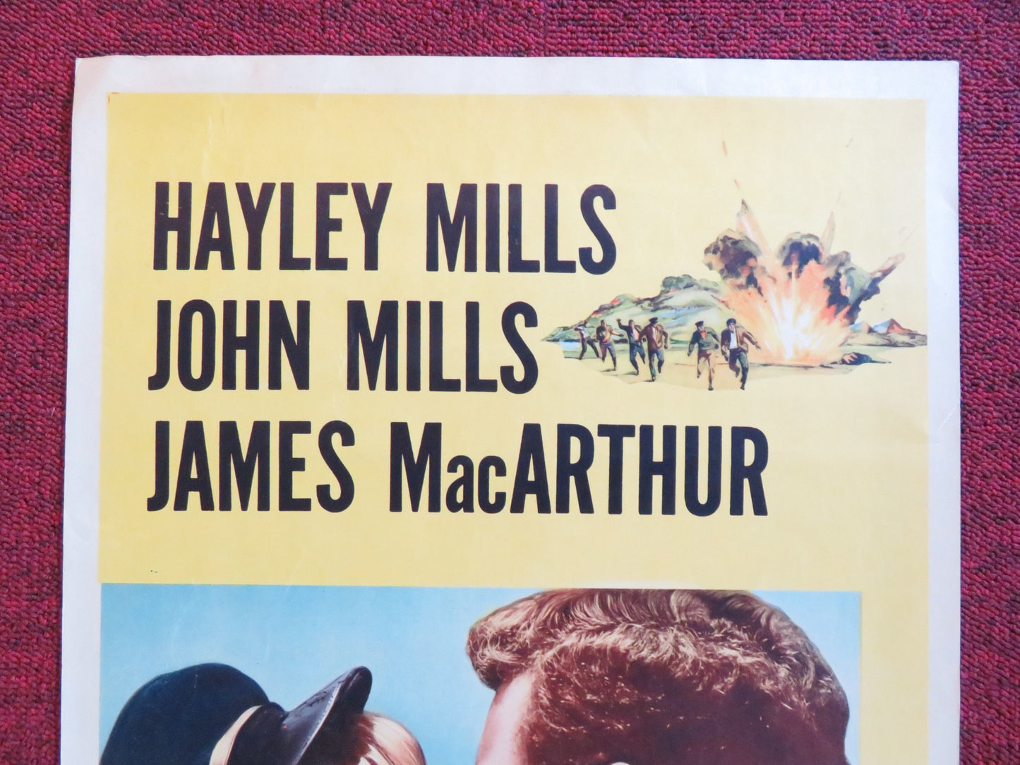 THE TRUTH ABOUT SPRING US INSERT (14"x 36") POSTER HAYLEY MILLS JOHN MILLS 1965