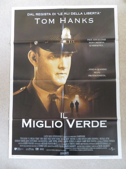 THE GREEN MILE ITALIAN 2 FOGLIO POSTER TOM HANKS DAVID MORSE 1999