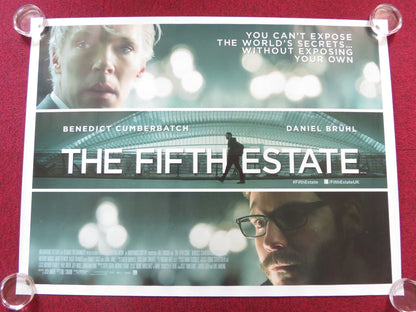 THE FIFTH ESTATE UK QUAD (30"x 40") ROLLED POSTER BENEDICT CUMBERBATCH 2013