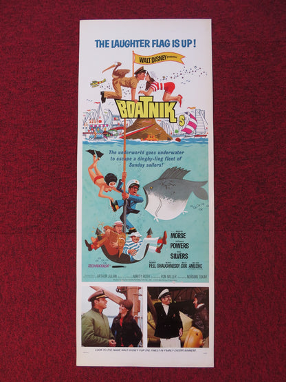 THE BOATNIKS US INSERT (14"x 36") POSTER DISNEY ROBERT MORSE S. POWERS 1970