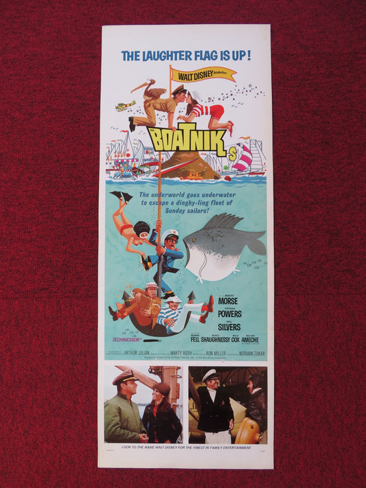 THE BOATNIKS US INSERT (14"x 36") POSTER DISNEY ROBERT MORSE S. POWERS 1970