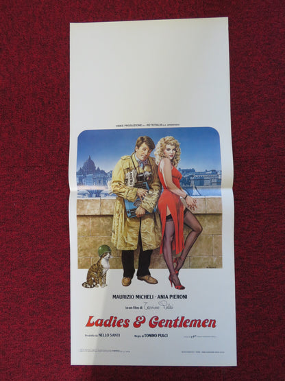 LADIES AND GENTLEMEN ITALIAN LOCANDINA POSTER MAURIZIO MICHELI ANIA PIERONI 1984