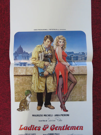 LADIES AND GENTLEMEN ITALIAN LOCANDINA POSTER MAURIZIO MICHELI ANIA PIERONI 1984