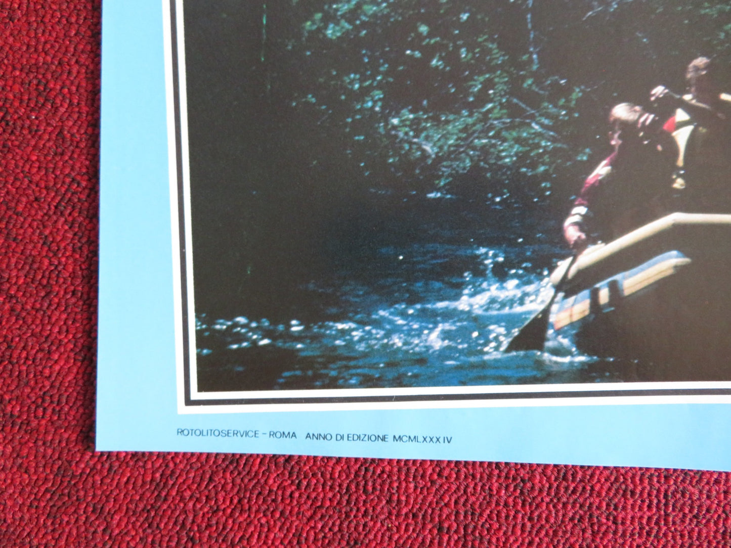 UP THE CREEK - E ITALIAN FOTOBUSTA POSTER TIM MATHESON JENNIFER RUNYON 1984