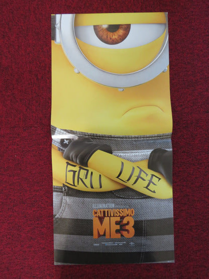 DESPICABLE ME 3 ITALIAN LOCANDINA POSTER STEVE CARELL KRISTEN WIIG 2017