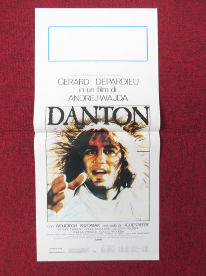 DANTON ITALIAN LOCANDINA POSTER GERARD DEPARDIEU WOJCIECH PSZONIAK 1983