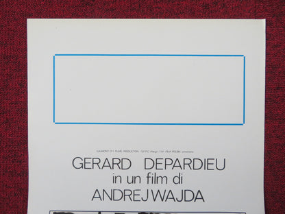 DANTON ITALIAN LOCANDINA POSTER GERARD DEPARDIEU WOJCIECH PSZONIAK 1983