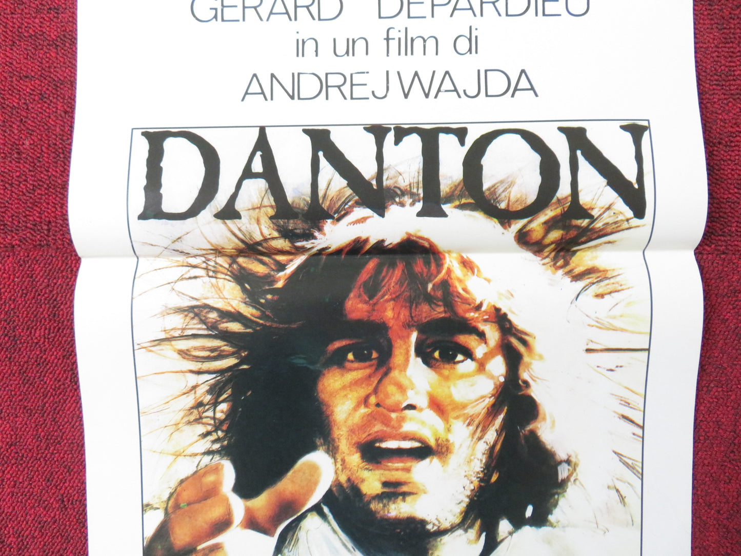 DANTON ITALIAN LOCANDINA POSTER GERARD DEPARDIEU WOJCIECH PSZONIAK 1983