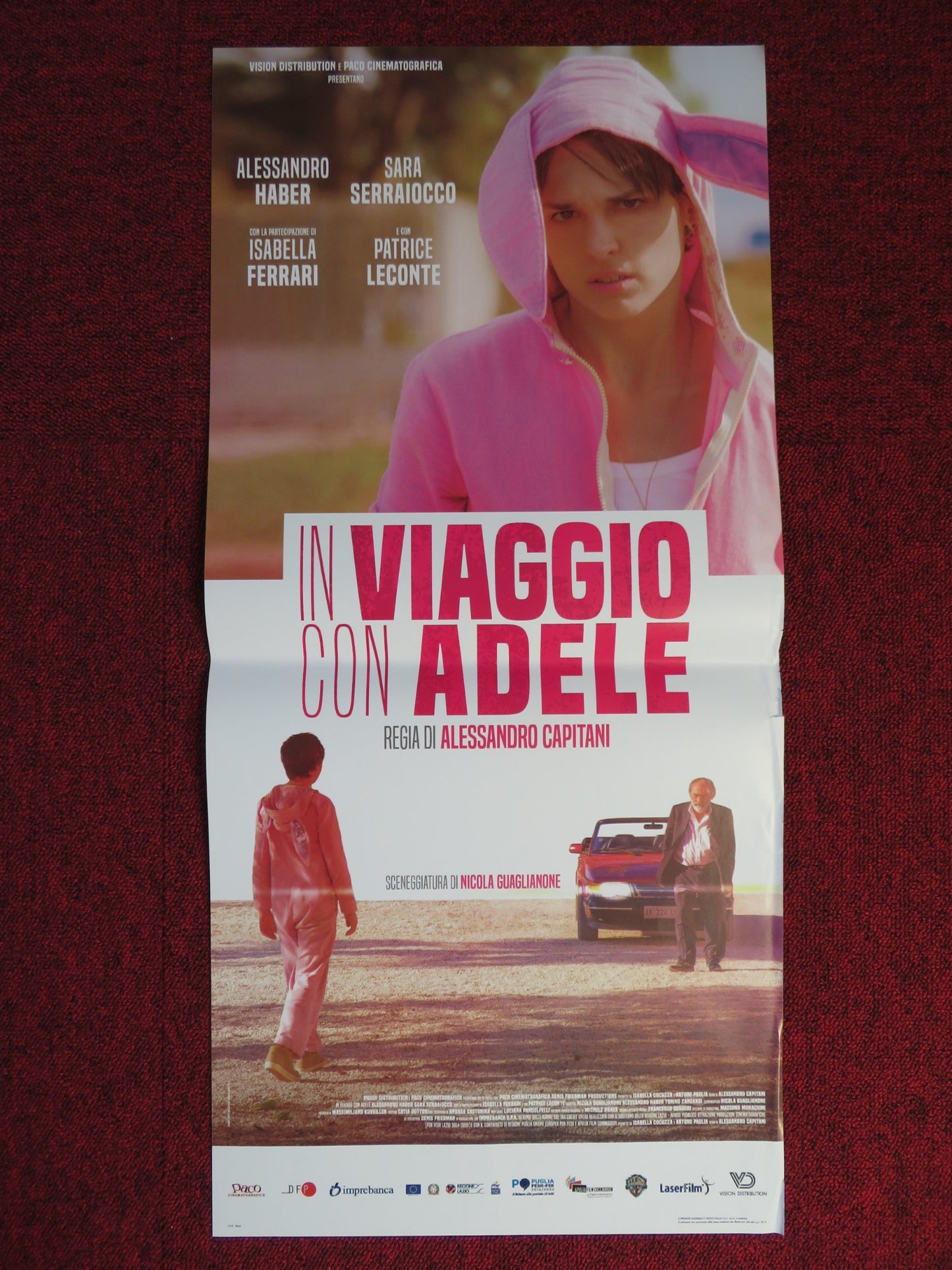 IN VIAGGIO CON ADELE ITALIAN LOCANDINA POSTER ALESSANDRO HABER 2018