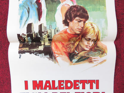 I MALEDETTI FIGLI DEI FIORI ITALIAN LOCANDINA POSTER MICHAEL BRANDON 1971