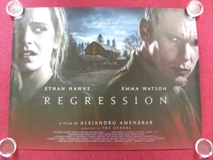 REGRESSION UK QUAD (30"x 40") ROLLED POSTER ETHAN HAWKE EMMA WATSON 2015