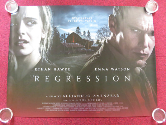 REGRESSION UK QUAD (30"x 40") ROLLED POSTER ETHAN HAWKE EMMA WATSON 2015