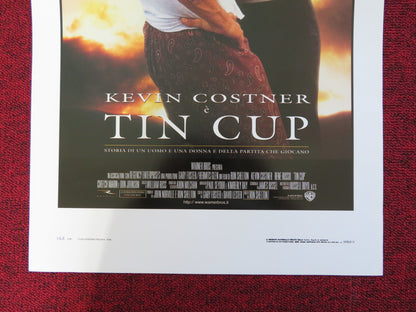 TIN CUP ITALIAN LOCANDINA POSTER KEVIN COSTNER RENE RUSSO 1996