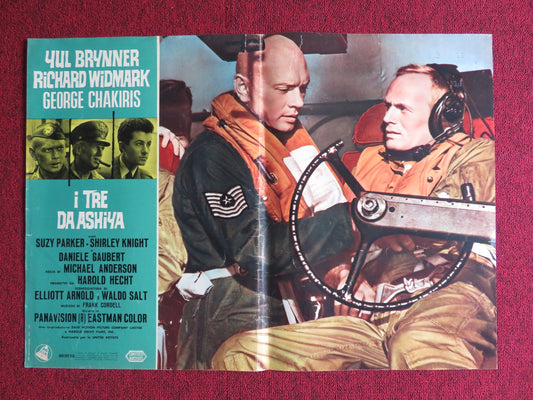 FLIGHT FROM ASHIYA ITALIAN FOTOBUSTA POSTER YUL BRYNNER RICHARD WIDMARK 1964