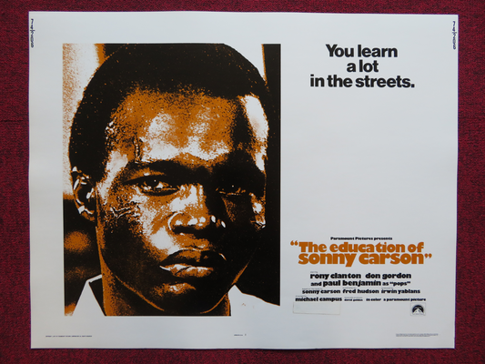 THE EDUCATION OF SONNY CARSON US HALF SHEET (22"x 28") POSTER RONY CLANTON 1974