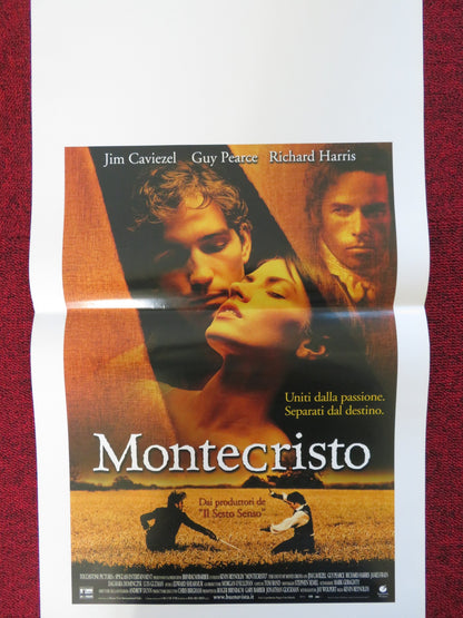 THE COUNT OF MONTE CRISTO ITALIAN LOCANDINA POSTER JIM CAVIEZEL GUY PEARCE 2002