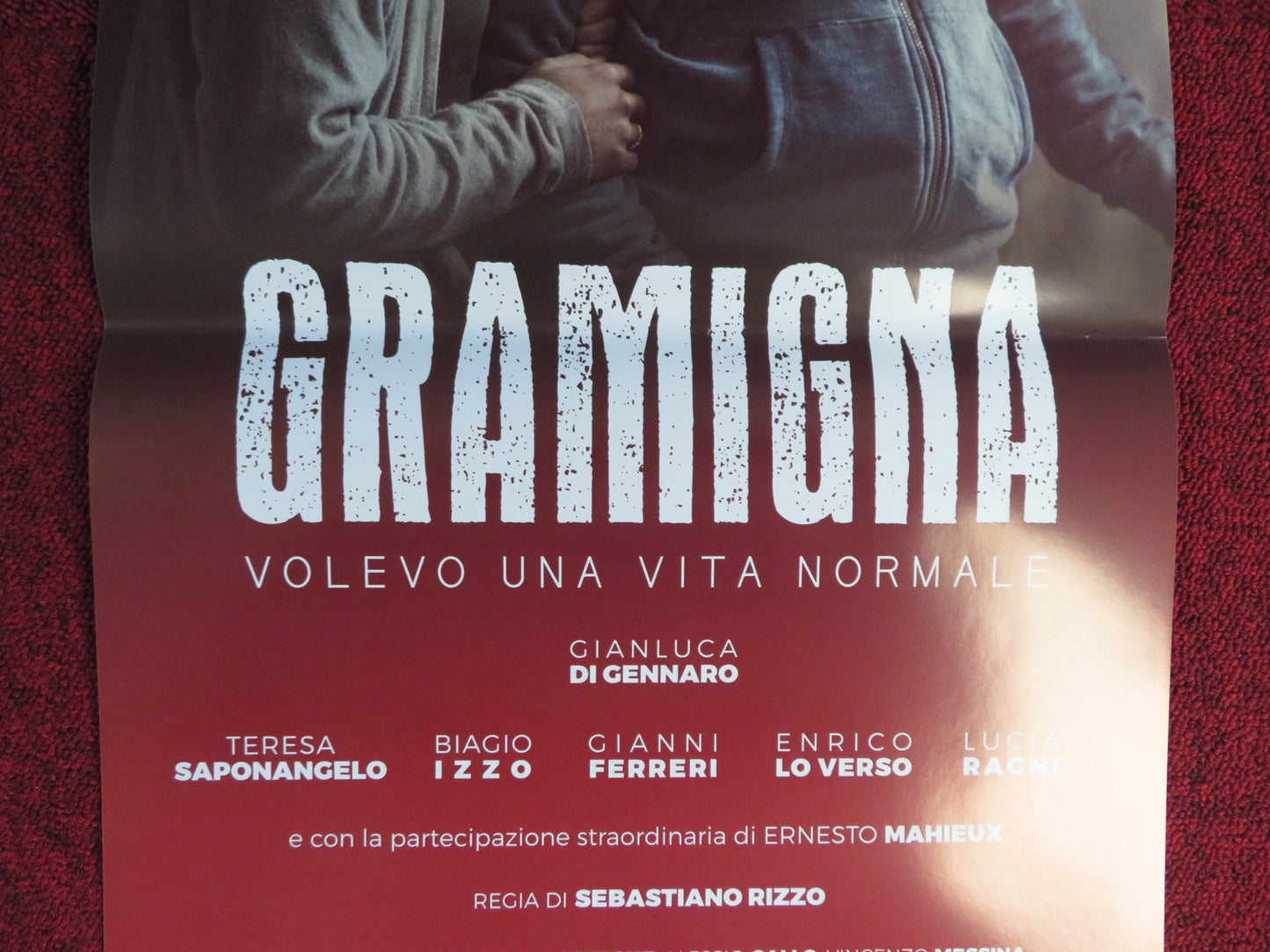 GRAMIGNA ITALIAN LOCANDINA POSTER GIANLUCA DI GENNARO TERESA SAPONANGELO 2017