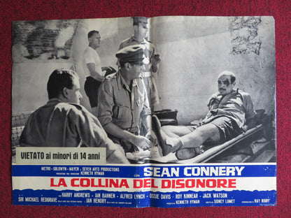 THE HILL ITALIAN FOTOBUSTA POSTER SEAN CONNERY HARRY ANDREWS 1965