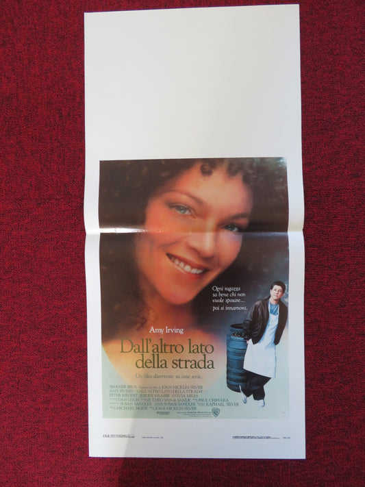 CROSSING DELANCEY ITALIAN LOCANDINA POSTER AMY IRVING PETER RIEGERT 1989