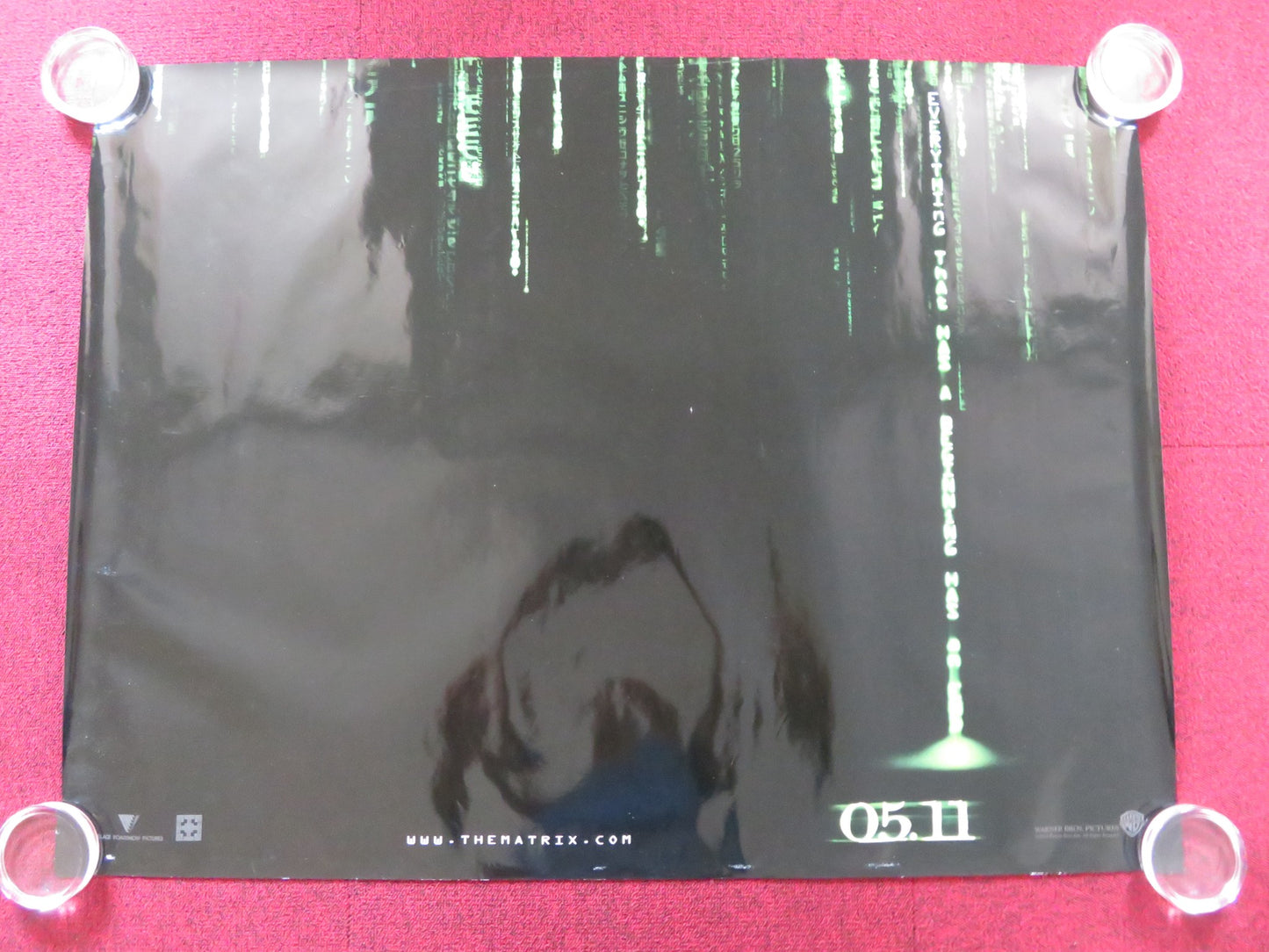 THE MATRIX REVOLUTIONS UK QUAD (30"x 40") ROLLED POSTER KEANU REEVES 2003