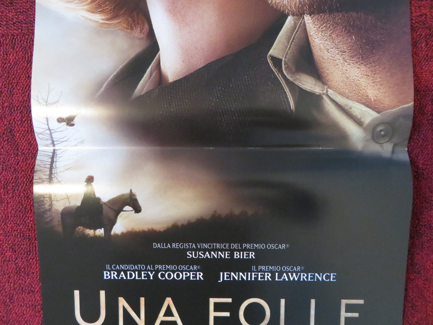 UNA FOLLE PASSIONE ITALIAN LOCANDINA POSTER BRADLEY COOPER J. LAWRENCE 2014