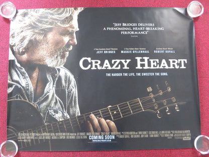 CRAZY HEART UK QUAD (30"x 40") ROLLED POSTER JEFF BRIDGES JAMES KEANE 2009